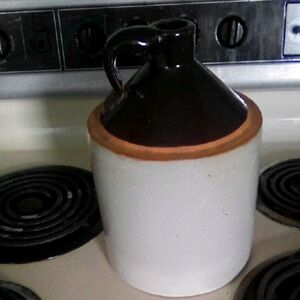 Vintage Stoneware Jug with Handle 1800s 3 Gallon Dug Up Myself